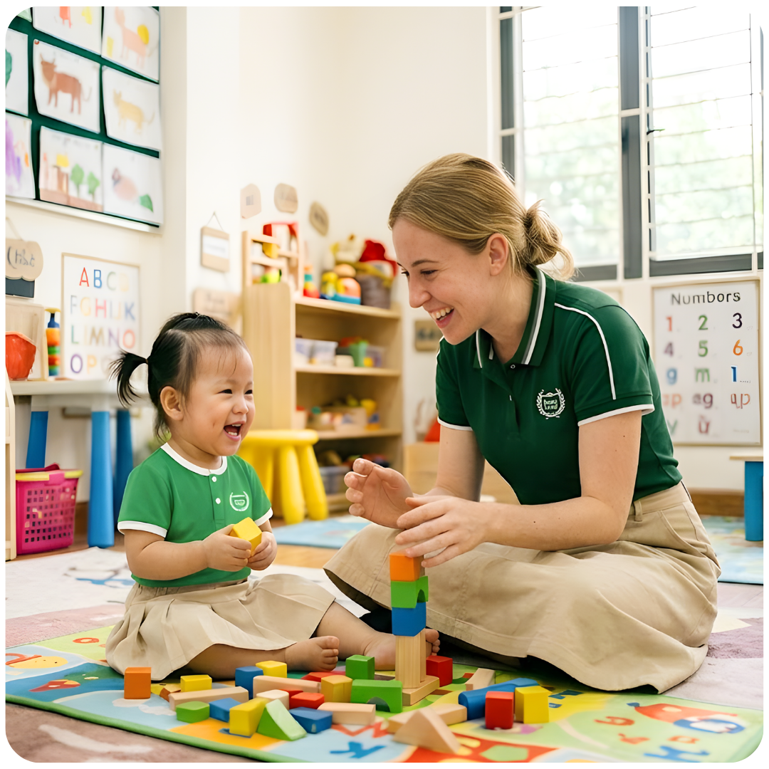 Con bắt đầu nghe, hiểu và tương tác tiếng Anh tự nhiên